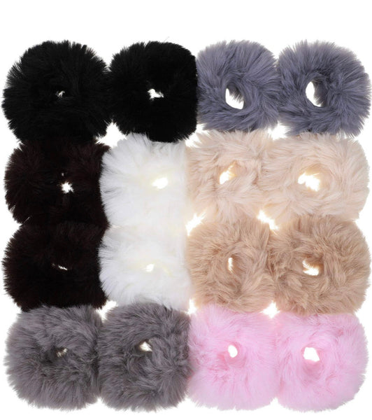 FUR SCRUNCHIES